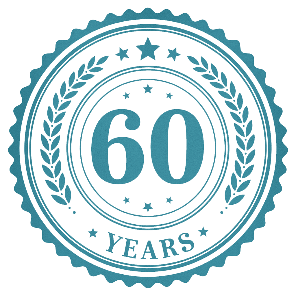 60 Years Anniversary Badge